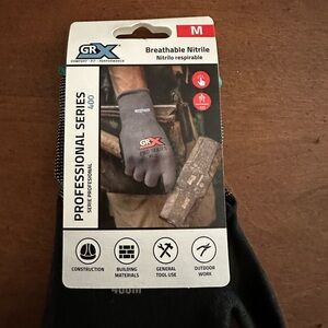 🌵3/$15 GRX professional series breathable Nitrile work gloves (see description)